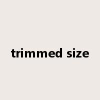 trimmed size是什么意思