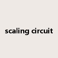 scaling circuit是什么意思