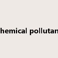 chemical pollutant是什么意思