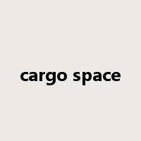 cargo space是什么意思