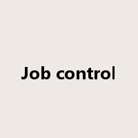 Job control是什么意思