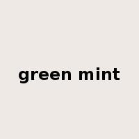 green mint是什么意思