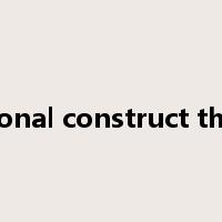 personal construct theory是什么意思