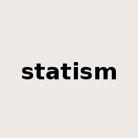 statism是什么意思