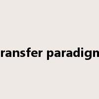 transfer paradigm是什么意思