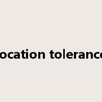 location tolerance是什么意思