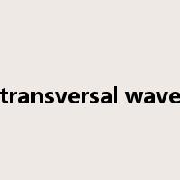 transversal wave是什么意思