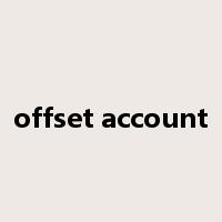 offset account是什么意思