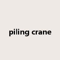 piling crane是什么意思