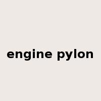 engine pylon是什么意思