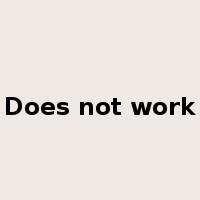 Does not work是什么意思