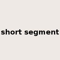 short segment是什么意思