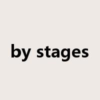 by stages是什么意思