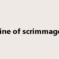 line of scrimmage是什么意思