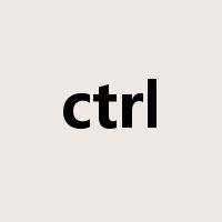 ctrl是什么意思