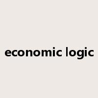 economic logic是什么意思