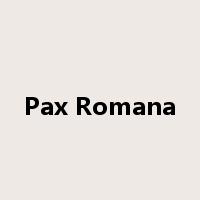 Pax Romana是什么意思