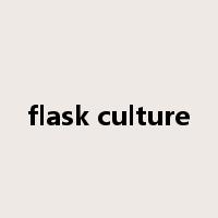 flask culture是什么意思