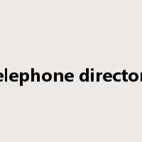 telephone directory是什么意思