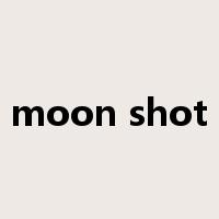 moon shot是什么意思