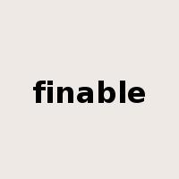 finable是什么意思