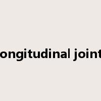 Longitudinal joints是什么意思