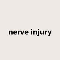 nerve injury是什么意思