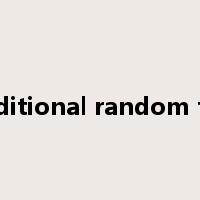 conditional random field是什么意思