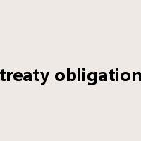 treaty obligation是什么意思