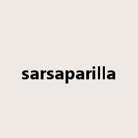 sarsaparilla是什么意思