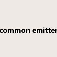 common emitter是什么意思