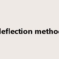 deflection method是什么意思