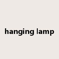 hanging lamp是什么意思