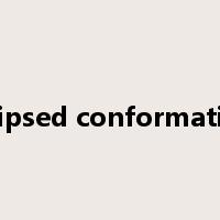eclipsed conformation是什么意思