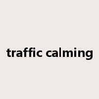 traffic calming是什么意思