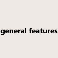 general features是什么意思