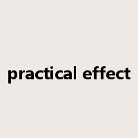 practical effect是什么意思