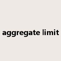 aggregate limit是什么意思
