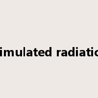 stimulated radiation是什么意思