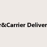 Driver&Carrier Delivery way是什么意思