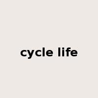 cycle life是什么意思