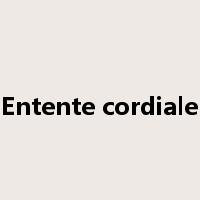 Entente cordiale是什么意思
