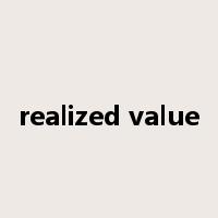 realized value是什么意思