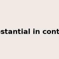 substantial in content是什么意思