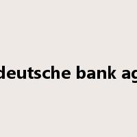 deutsche bank ag是什么意思