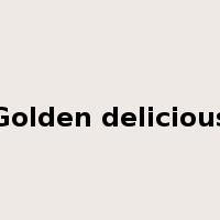 Golden delicious是什么意思