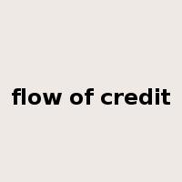 flow of credit是什么意思