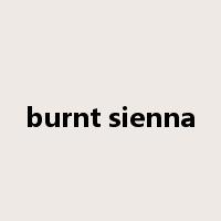 burnt sienna是什么意思