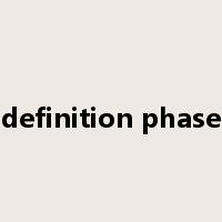definition phase是什么意思