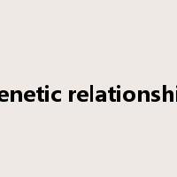 genetic relationship是什么意思